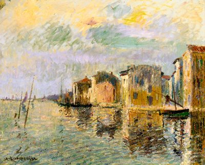 Martigues, Südfrankreich, ca. 1903 von Gustave Loiseau